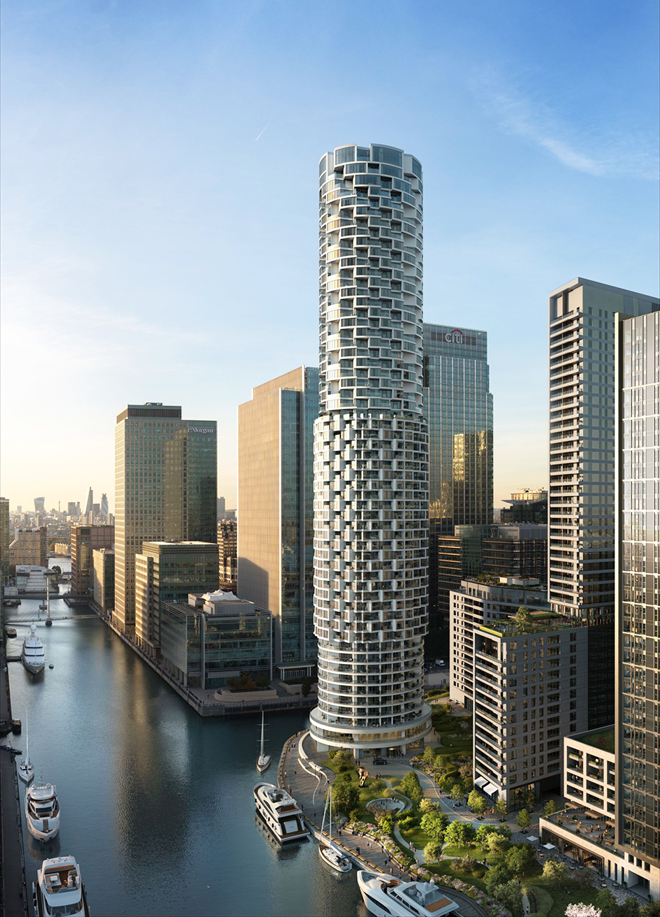 Canary Wharf Is To Launch A 58-storey Residential Building, The UK’s ...