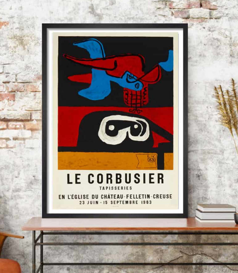 Rare Le Corbusier £1k lithograph poster to be won with Crittall ...